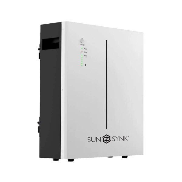 sunsynk lithium ion lfp battery 15.97kwh wall mount